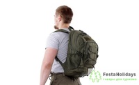 Рюкзак KE Tactical 1-Day Mission 25л 1000 Den олива темная