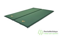 Коврик самонадувающийся Alexika Alpine Double pine green