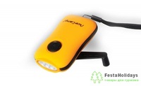 Фонарь AceCamp 3-LED Dynamo Flashlight