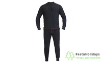 Термобелье Huntsman Thermoline Zip черный
