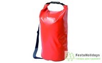 Гермомешок AceCamp Vinyl Dry Sack 20L с плечевым ремнем Оранжевый