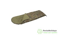 Спальный мешок Mobula СП 2XL (камуфлированный) с подголовником