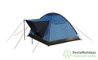 Палатка High Peak Beaver 3 синий/тёмно-серый