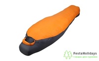 Спальный мешок пуховой Splav Adventure Comfort 240см grey/orange