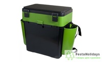 Ящик зимний Helios FishBox 19л зеленый