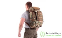 Рюкзак KE Tactical Sturm 40л 1000 Den (стропы multicam, велкро coyote) multicam