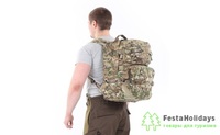 Рюкзак KE Tactical Assault 40л 1000 Den (стропы multicam) multicam
