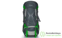 Рюкзак Campus Falcon 65+10L серый/зеленый/черный