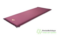 Коврик самонадувающийся Alexika Alpine Plus 80 burgundy red