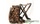 Рюкзак-стул AVI-Outdoor Hagle 50 л Hard camo Темный камуфляж